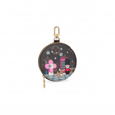 LOUIS VUITTON ROUND COIN PURSE 100385 (9*9*2cm)